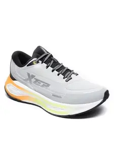 XTEP Moon Grey,Foggy Grey Water Proof & Snow protection heels Running Shoes for Men EURO- 42