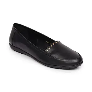 Liberty Women MMJ-258 Black Fashion Ballet Flats-4(50043032)