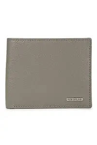 Peter England Grey Leather Wallet