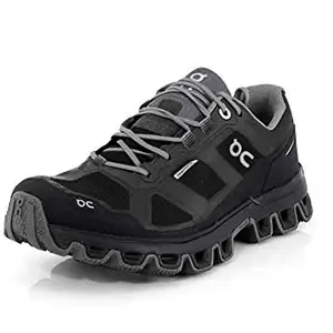 ON Cloudventure Waterproof 2 Women's Running Shoes, Black | Graphite, 7