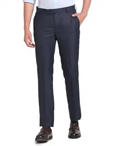 Arrow Men Regular fit Polyester SolidMid riseTrousers