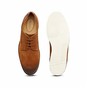 Ruosh Men Footwear Casual-Lace Up Derby Tan/Light Brown
