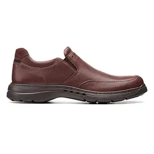 Clarks Men's Un BrawleyStep Mahogany Leathe Slip On Shoes-6 UK (26151784