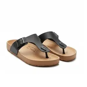 JTSP Women’s Casual Toe Post Flat Sandals with Adjustable Buckle Strap | Lightweight Wear Slip-On Slippers