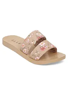 Elle Women's Slipper, Tan, 5