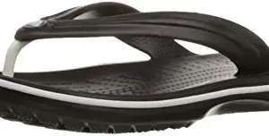 Crocs unisex-adult Crocband Flip Black Flip-Flop - 12 UK Men/13 UK Women (M13W15) (11033-001)