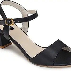 Funku Fashion Women Casual Fashion Low Height Block Heels With Buckle Clouser (FF-D-1123-37)