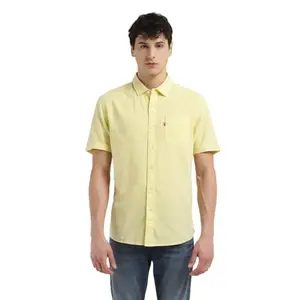 Levi's Men's Slim Fit Shirt (32908-0283_Yellow