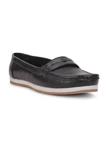 Bata Eliza E 24 Womens Loafers Black - 7 UK