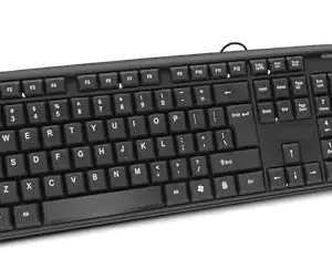Wired Keyboard | Membrane Keys with Retractable Stands | USB Plug & Play (17)