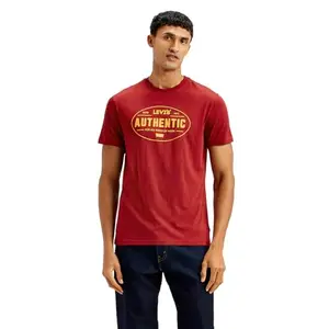 Levi's Men's Slim Fit T-Shirt (16960-1376_Red
