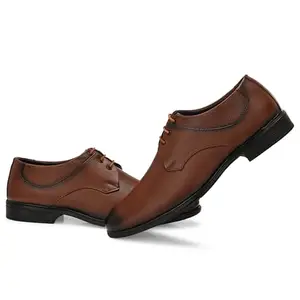 Light Bulls Formal Shoes for Men (Tan, UK Footwear Size System, Adult, Men, Numeric, Medium, 9)