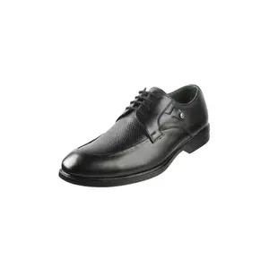 Metro Men Black Faux Leather Formal Lace-up Shoes UK/11 EU/45 (19-388)