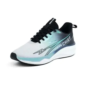 Red Chief Sports Running Shoes for Men & Boys | Stylish Lace-Up Outdoor Shoes | Lightweight Walking-Style Runners | Comfortable Athletic | Blue-Black | Size-9 | R1714 F021