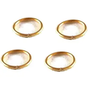 fashion accessories 925 Sterling Silver Antique Color 1mm DM Nose Pin/Nose Ring/Nose Stud for Women & Girl, 1 Pair