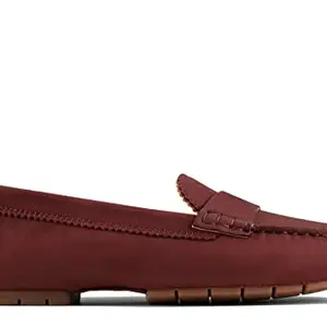 Clarks Womens Ballerina 646 Merlot Leather Ballet Flat - 5 UK (26151646)