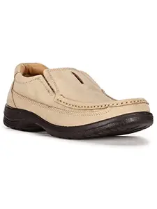 Bata Men's Rock Slipon Casual Shoes (8538385_Beige_8 UK)