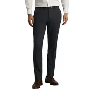 Van Heusen Men Mid Rise Slim Fit Cotton Blend Workwear Trouser