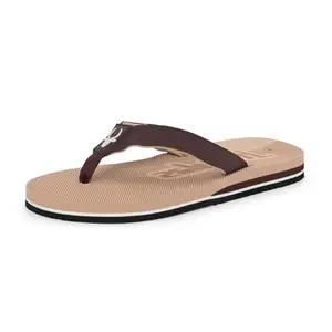 Hirolas® Flip-Flops for Men | Comfortable Ligh-Weight Fashionable Slippers/Chappals - Brown