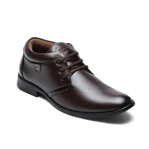 Club Style Oxford Formal Shoes | Elevate Your Style with Comfort and Elegance | Lace-Up Closure, Stylish | Perfect for Formal Wear, Business Casual, and Parties (BROWN, UK Footwear Size System, Adult, Men, Numeric, Medium, 9)