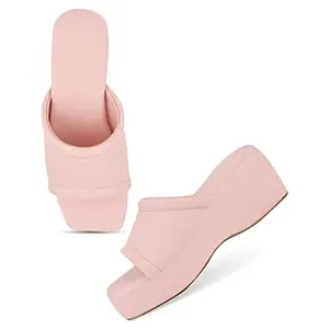 Froh Feet Casual Wedges Sandals Solid Comfortable Sole For Womens & Girls