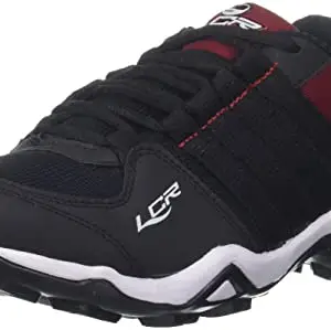 Lancer Mens CUBA-14 Blk-MRN Running Shoe - 6 UK (CUBA-14_Blk-MRN_6 UK), Black