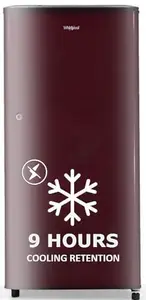 Whirlpool 184 L 3 Star Direct-Cool Single Door Refrigerator (205 WDE CLS 3S SHERRY WINE-Z, Red, 2023 Model)