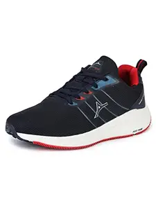 ABROS Men's William ASSG1193 Sports Shoes -Navy/Red-6UK