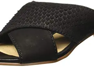 Clarks Women MENA Island Black Combi Leather Ballet Flats-3.5 UK/India (36 EU) (91261351994035)