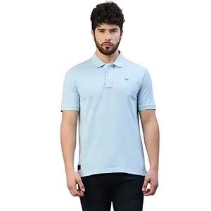 Royal Enfield Slub Pique Polo Sky Blue