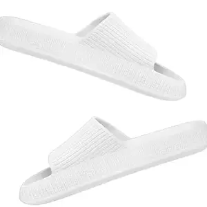 Step into Comfort: Lightweight Flip-Flops for Every Adventure | Flip- Flops For Men's (White, UK Footwear Size System, Adult, Men, Numeric, Medium, 6)