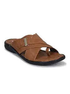Ajanta Men's Tan Outdoor Sandals - 9 UK (43 EU) (CG0851)