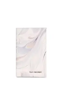 Van Heusen Leather Women White Print Casual Wallets