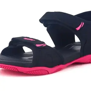 Sparx Women's Sandal, BLACK PINK,6UK,SS0644LBKPK0006