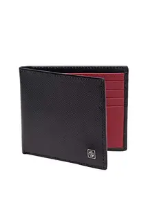Carlton London Mens Leather Multi Card Wallet Black (8906030257662)