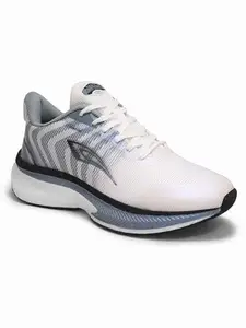 ABROS Cyrus-ON Sports Shoes Made of Mesh & EVA OFFWHITE/L.Green 8 UK Comfortable Shoes for Mens