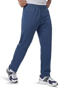 Fflirtygo Mens Straight Fit Track Pants with Zip Pockets | Cotton Joggers Gym | Lower for Men | Sweatpants Sizes Upto 6XL