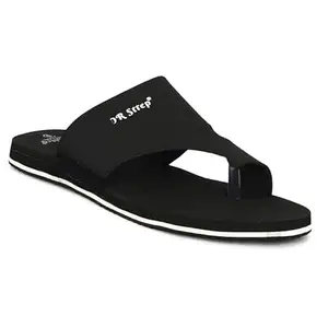 DR STTEP Men's black Synthetic OrthoPedic Eva Insole Stylish Outdoor Slip-on Slippers_09_Pack of 4