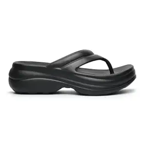 YOHO Women Platform Slippers SLR 103 | Comfortable Triple Dense Foam Soft Flip-Flops with Heel Support | Anti-Skid Lightweight Footwear for Indoor & Outdoor Use