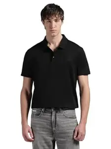 Calvin Klein Jeans Solid Slim fit Cotton Polo t-Shirt