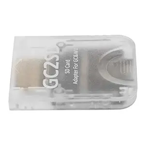FOFY GC2SD Card Reader Plug and Play Stable Memory Game Micro Memory Card for Handheld Game Console (Transparent)