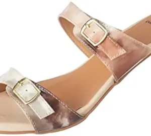 Carlton London Women's Beige Heel Sandal-3 Kids UK (CLL-7396-A)