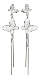 YouBella Jewellery Butterfly Shape Dangler Earrings For Girls and Women