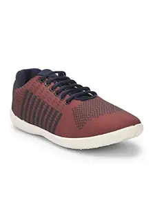 Liberty Mens Danny-1E Red Running Shoes - 10