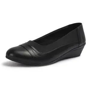 LENSBURY Women Casual Black Formal Bellies LBL10BL-37
