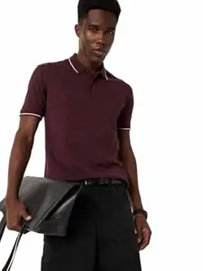 Max Men's Polycotton Half Sleeves Regular Fit Solid Polo T-Shirt