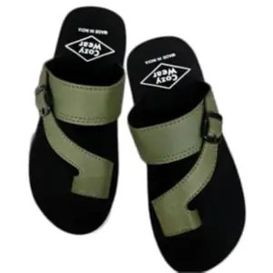 Cozy Wear G-297 Red Flip Flops for Men ? Unique Design for Outdoor Comfort FOR SIZE - 8