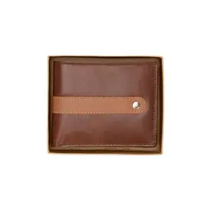 August Trendy Leather Wallet for Men | Wallets Men with RFID Blocking | Mens Wallet (Brown)