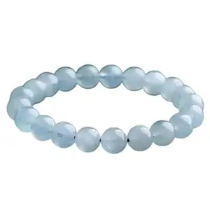 Dane Gems Beruj Stone Original Certified Fashionable Aquamarine Bracelet For Women & Men Baruj Ratan Aquamarine Stone Bracelet Stretchable Elastic Aquamarine Crystal Bracelet बेरूज स्टोन ब्रेसलेट Bracelet For Man Bracelet For Girls Stylish Healing Bracelet Bead Bracelet with Certificate Bracelet Original Certified Healing Crystal Bracelet Chakra Healing Bracelet Healing Stone Bracelet Gemstone Bracelet Stretchable Bracelet For Women Astrology Bracelet Adjustable Bracelet Elastic Bracelet Handmade Bracelet Hand Bracelet Wrist Bracelet