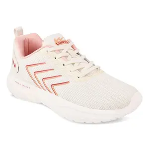 Campus Women Camp-Louis OFFWHT/Rani Running Shoes -4 UK/India